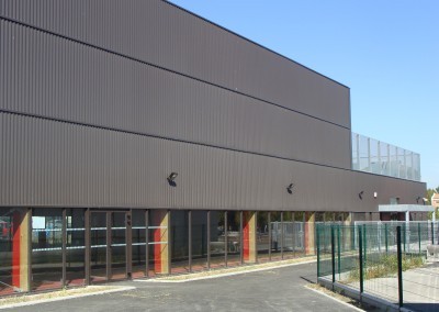 Construction du gymnase au collège de Capeyron à Mérignac (33)
