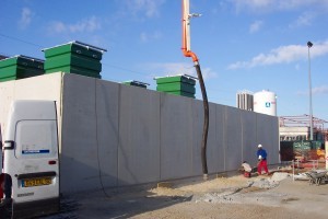 murs des cuves à éthanol DPA - construction Aqio