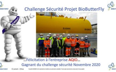 Gain du challenge sécurité sur le chantier de Michelin à Bassens !